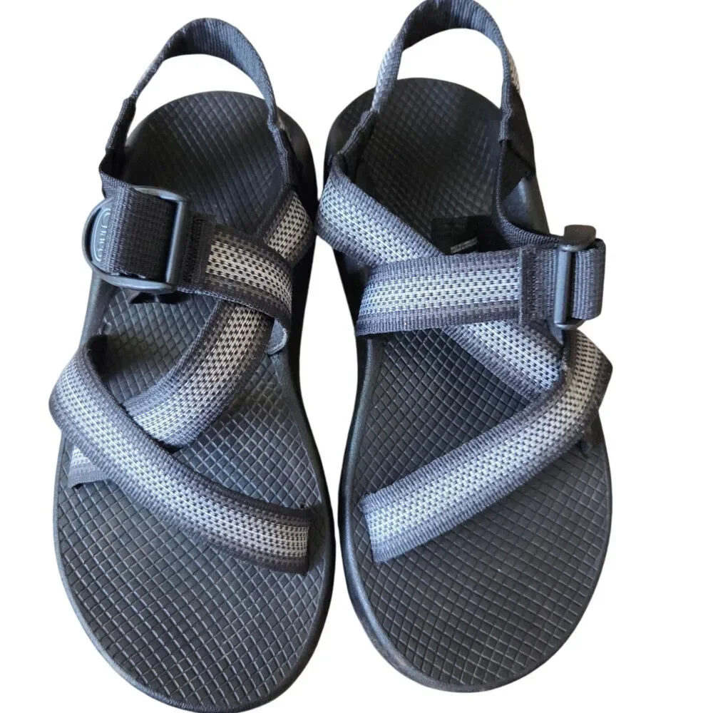 CHACO men's Z/1 classic sport hiking sandals size 7 split gray